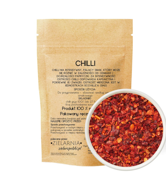 Chilli płatki 50g ZIELARZPOLSKI.PL