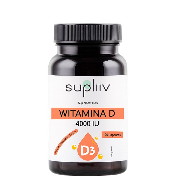 Witamina D3 4000IU 120kaps. SUPLIIV