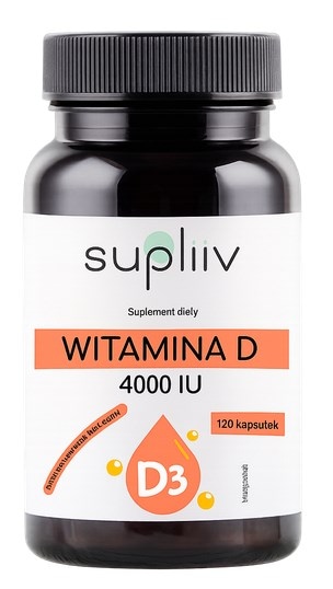 Witamina D3 4000IU 120kaps. SUPLIIV