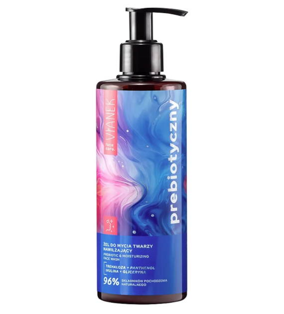 VIANEK Prebiotyczny żel do mycia twarzy nawilżający z trehalozą 300ml SYLVECO