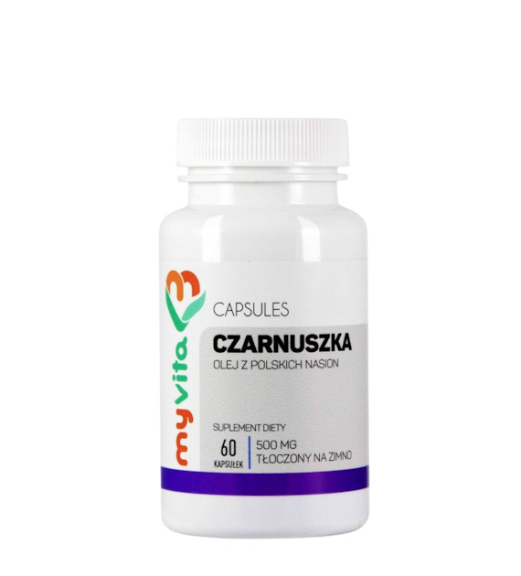 MyVita Czarnuszka - olej w kapsułkach 500mg, 60kaps.