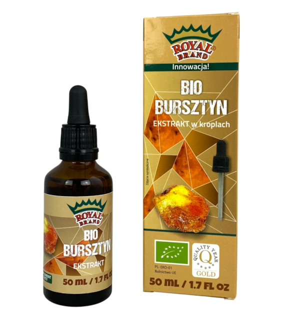 Ekstrakt z Bursztynu BIO 50ml ROYAL BRAND