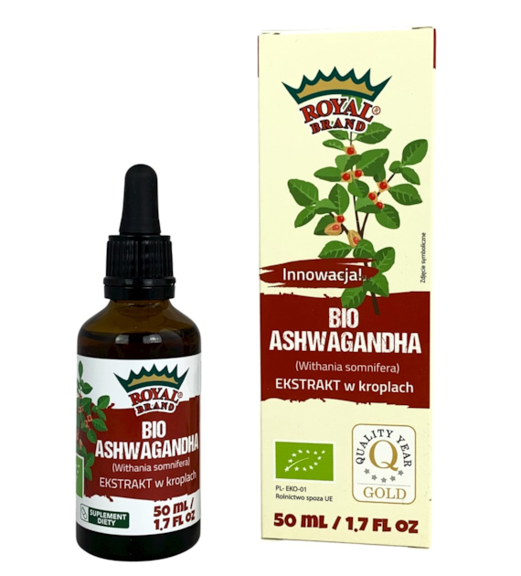 Ekstrakt z Ashwagandhy BIO 50ml ROYAL BRAND