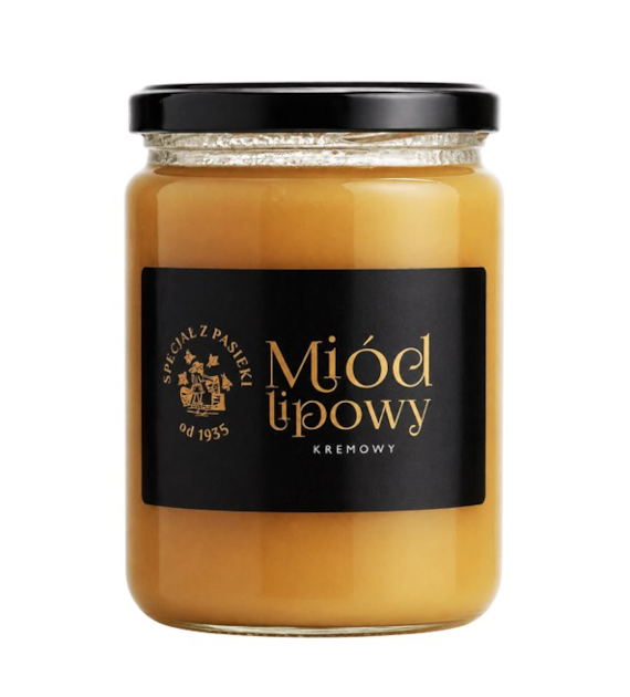 Miód kremowy lipowy 650g SPECJAŁ Z PASIEKI