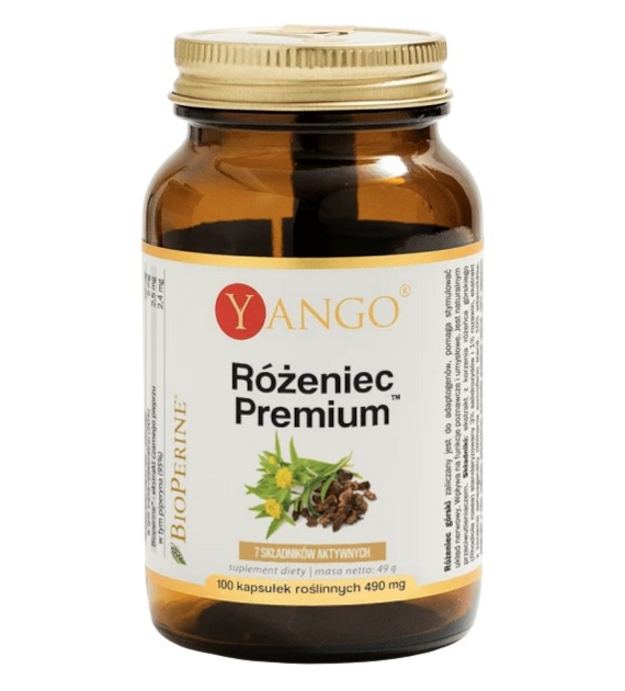 YANGO Różeniec Premium - 100 kaps.