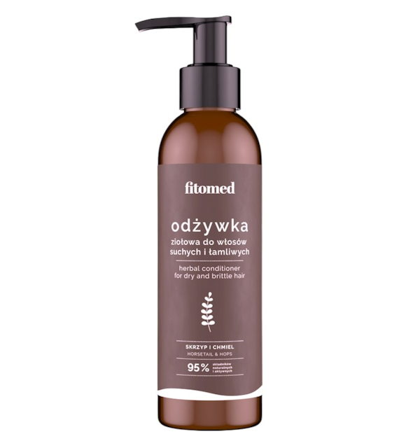 Odżywka ziołowa do włosów suchych i łamliwych 200ml FITOMED
