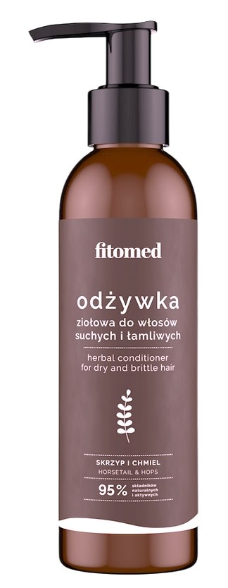 Odżywka ziołowa do włosów suchych i łamliwych 200ml FITOMED