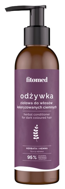 Odżywka ziołowa do włosów koloryzowanych - odcienie ciemne 200ml FITOMED
