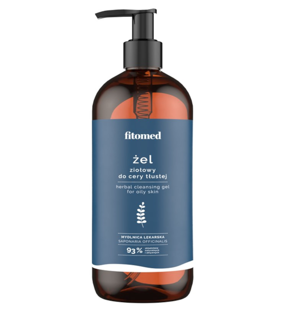 Żel ziołowy do mycia cery tłustej 500g FITOMED