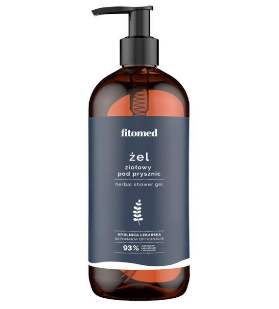 Żel ziołowy pod prysznic mydlnica lekarska 500g FITOMED