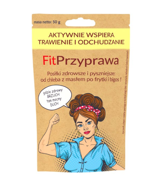 FIT PRZYPRAWA wspiera trawienie i odchudzanie 50g UNIPHAR