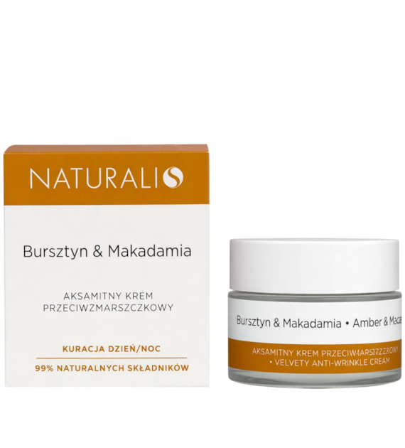 CERA DOJRZAŁA Krem przeciw zmarszczkom bursztyn, makadamia 50ml NATURALIS