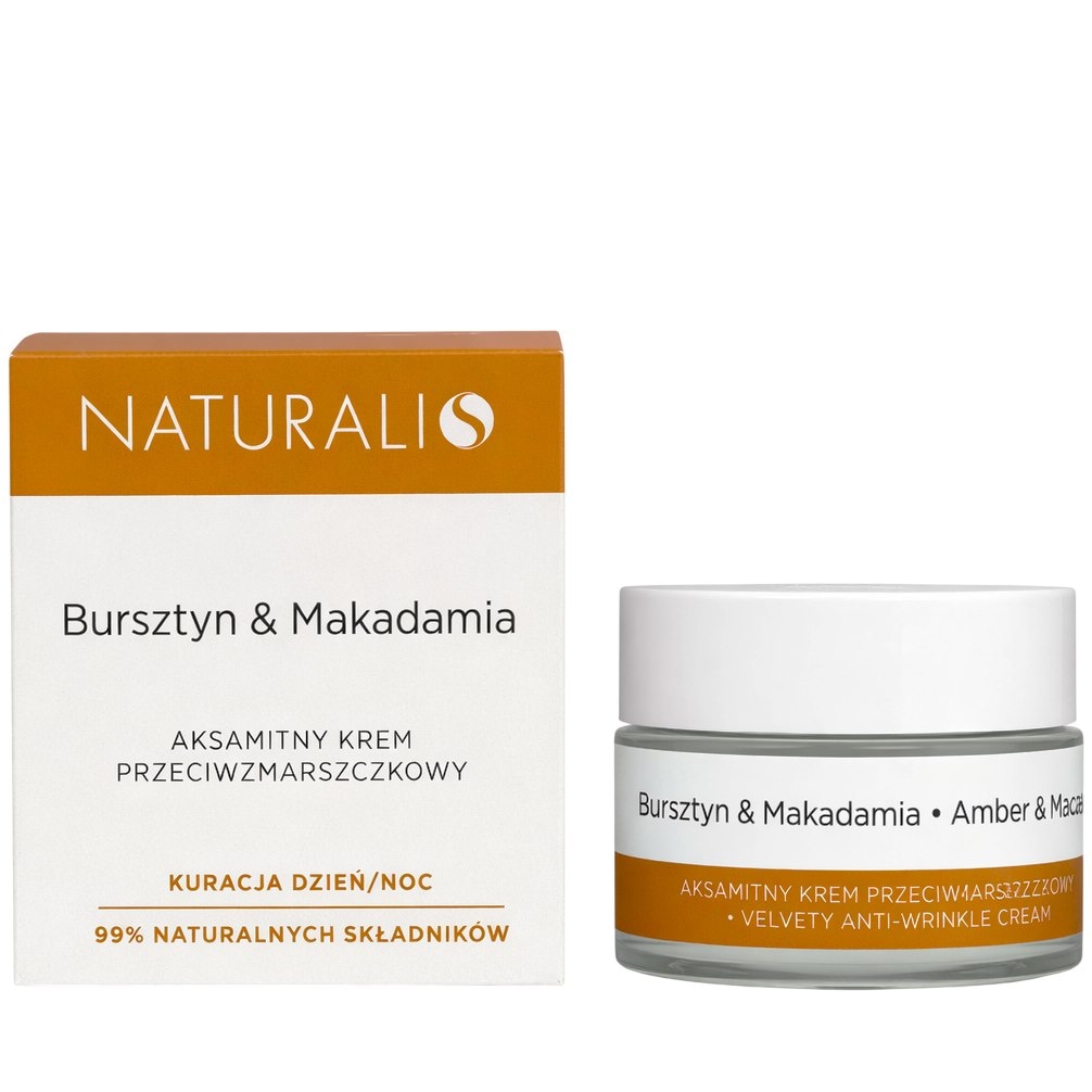 CERA DOJRZAŁA Krem przeciw zmarszczkom bursztyn, makadamia 50ml NATURALIS