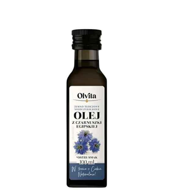 OLVITA Olej z czarnuszki zimnotłoczony 100ml (Egipt)