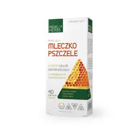 MEDICA HERBS Mleczko pszczele 300mg, 40 kaps.