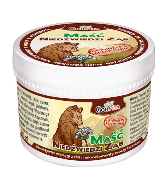 GORVITA Maść Niedźwiedzi Ząb 200ml