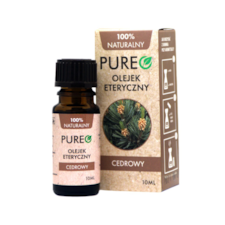 PUREO Naturalny olejek eteryczny Cedrowy 10 ml