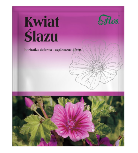 Ślaz kwiat 50g - suplement diety FLOS
