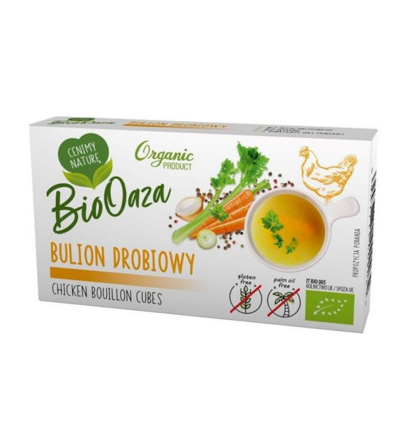 BIO OAZA Kostka rosołowa drobiowa BIO 66g