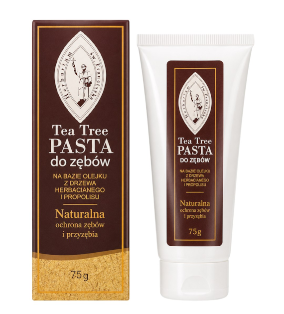HERBARIUM ŚW. FRANCISZKA Pasta do zębów Tea Tree 75g MELALEUCA