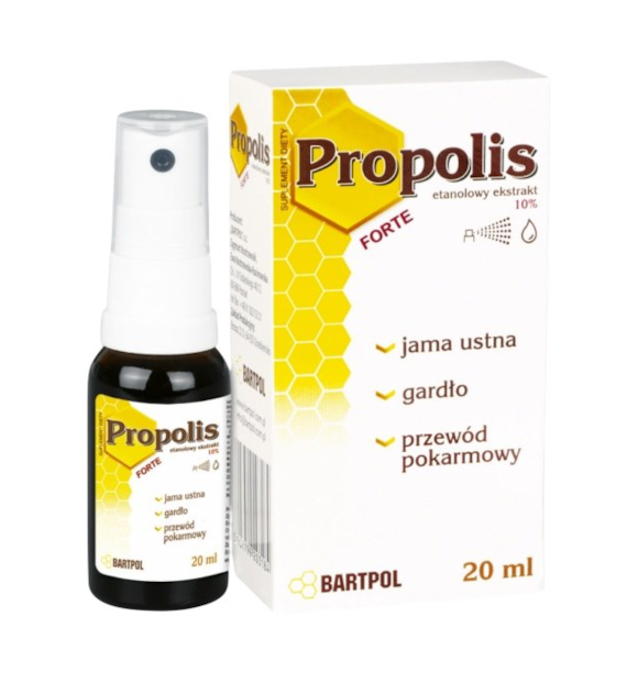 Propolis etanolowy ekstrakt 10% 20ml BARTPOL