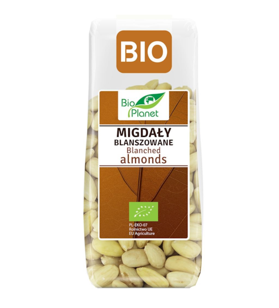 BIO PLANET Migdały blanszowane BIO 100g