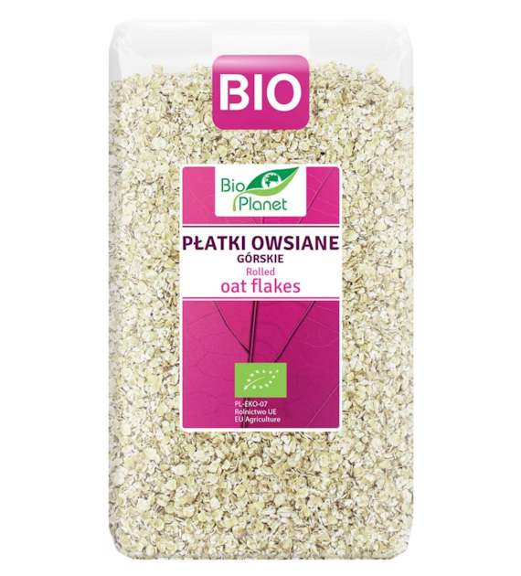 BIO PLANET Płatki owsiane GÓRSKIE BIO 600g