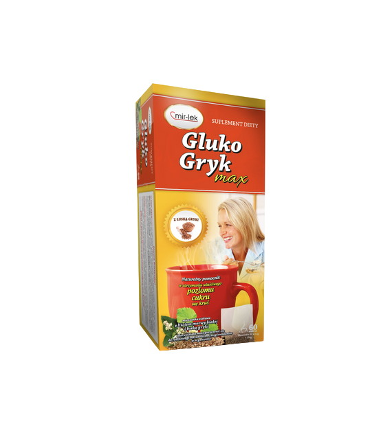 GLUKO-GRYK MAX 60 saszetek MIR-LEK