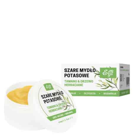 ETJA Mydło naturalne potasowe Tamanu & Drzewo Herbaciane 80g