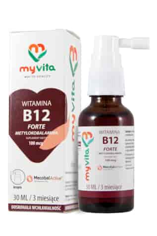 MyVita Witamina B12 100mcg - krople 30ml - Metylokobalamina