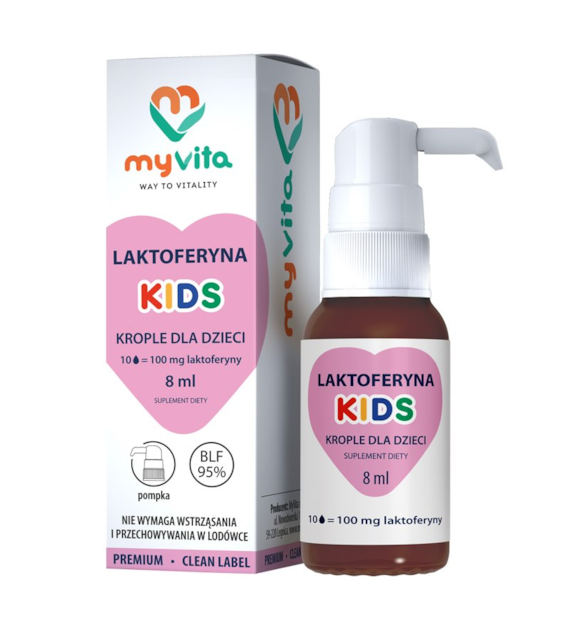 MyVita Laktoferyna kids krople dla dzieci 8ml