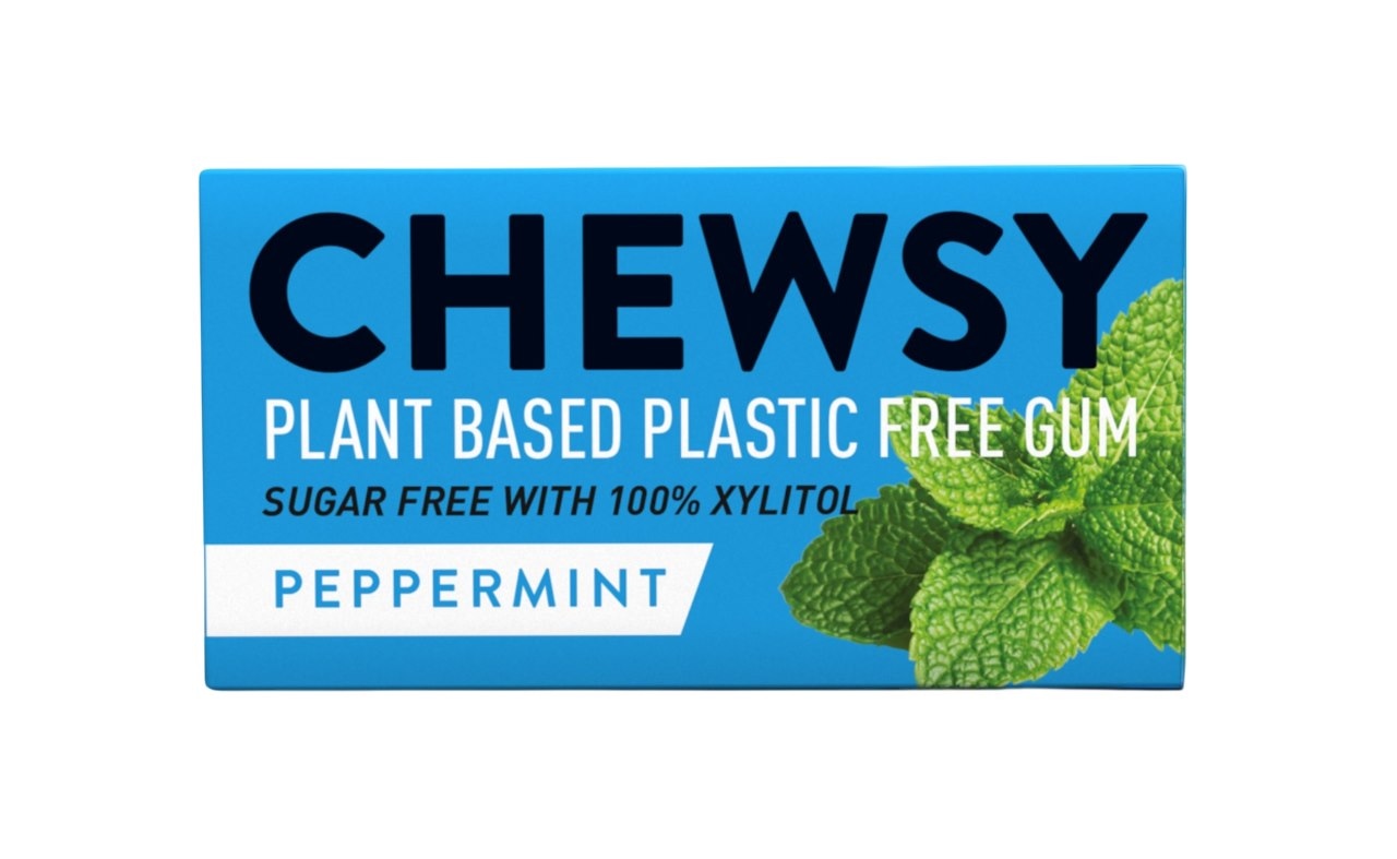 CHEWSY Gumy do żucia o smaku mięty pieprzowej z ksylitolem 15g (10 gum)