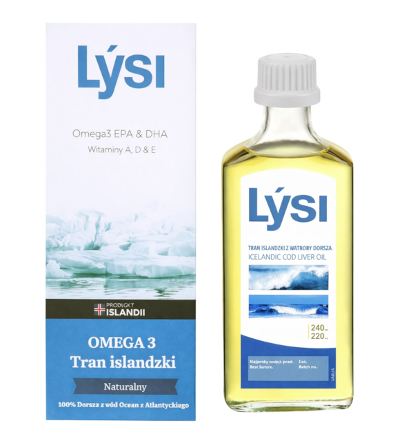 LYSI Tran islandzki naturalny 240ml
