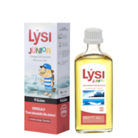 LYSI Tran islandzki dla dzieci o smaku mango-limonka 240ml