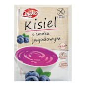 Kisiel o smaku jagodowym bezglutenowy bez dodatku cukru 40g CELIKO