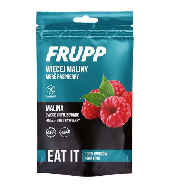 Owoce liofilizowane FRUPP malina bezglutenowe 15g CELIKO