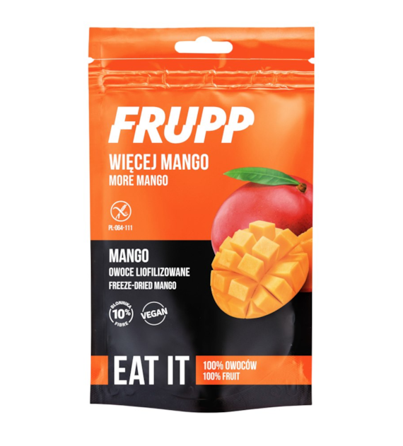 Owoce liofilizowane FRUPP mango bezglutenowe 15g CELIKO