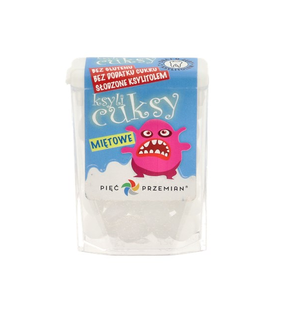 PIĘĆ PRZEMIAN Cuksy miętowe z ksylitolem 13g