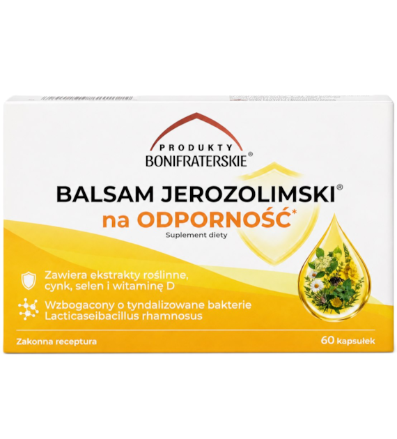 Balsam Jerozolimski na odporność 60 kaps. PRODUKTY BONIFRATERSKIE