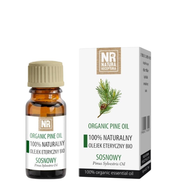 Olejek eteryczny naturalny EKO Sosnowy 10ml NATURA RECEPTURA