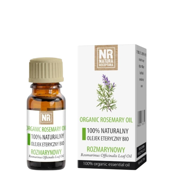 Olejek eteryczny naturalny EKO Rozmarynowy 10ml NATURA RECEPTURA