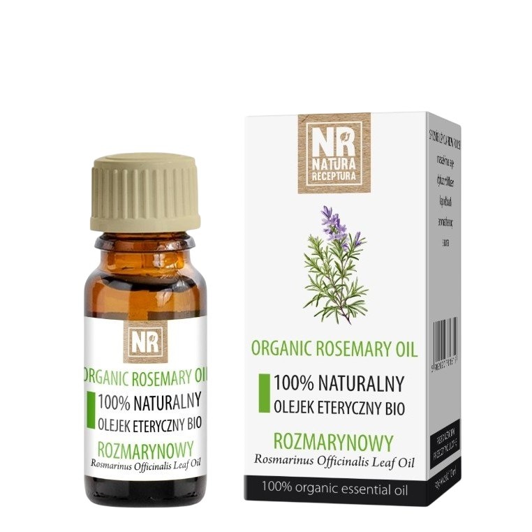Olejek eteryczny naturalny EKO Rozmarynowy 10ml NATURA RECEPTURA