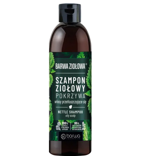 Szampon pokrzywa do włosów przetłuszczających się 250ml BARWA ZIOŁOWA