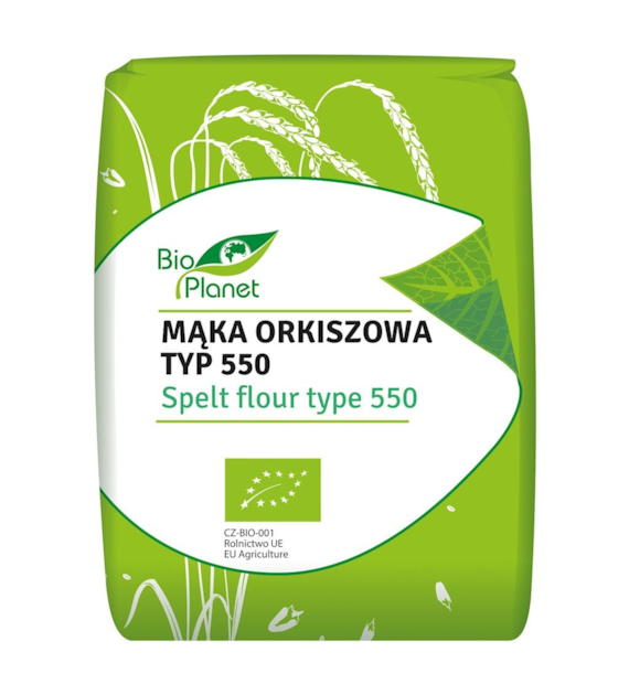 BIO PLANET Mąka orkiszowa typ 550 BIO 1kg