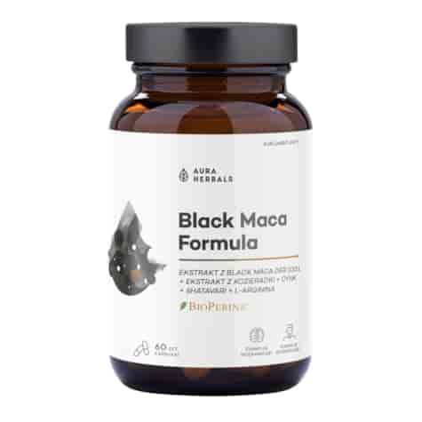 AURA HERBALS Black Maca Formula 60 kaps.