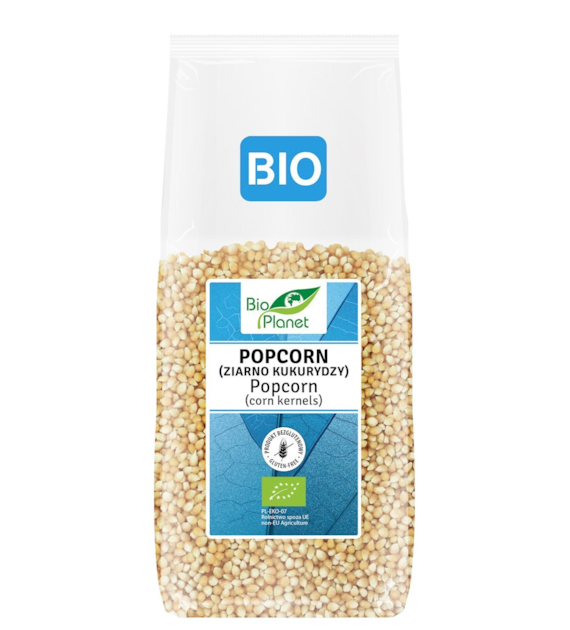 BIO PLANET Popcorn (ziarno kukurydzy) BIO 1kg