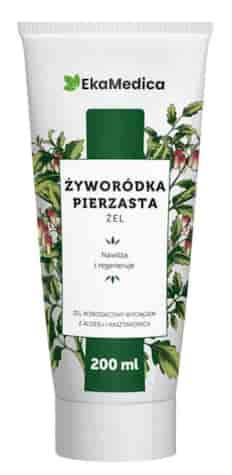 EkaMedica Żyworódka pierzasta żel z aloesem i kasztanowcem 200ml