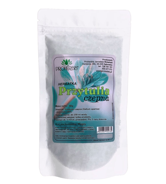 PROHERBIS Przytulia czepna - ziele cięte 50g