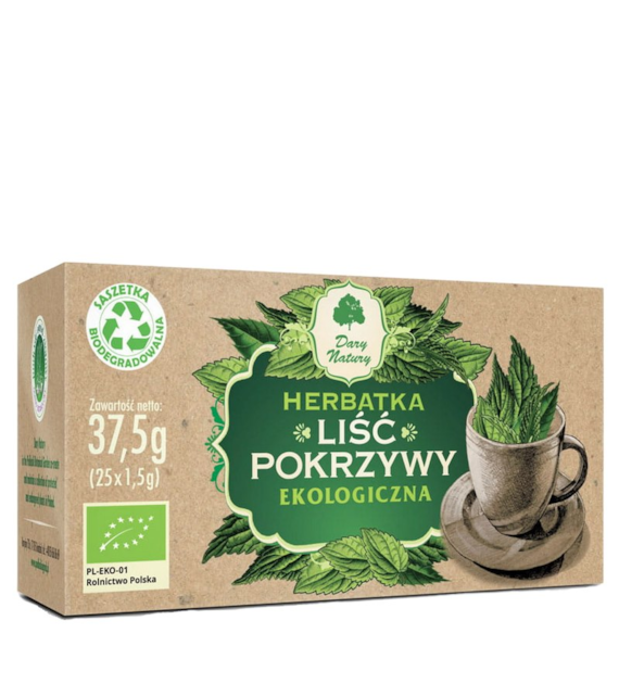 Pokrzywa liść fix BIO 25*1,5g DARY NATURY