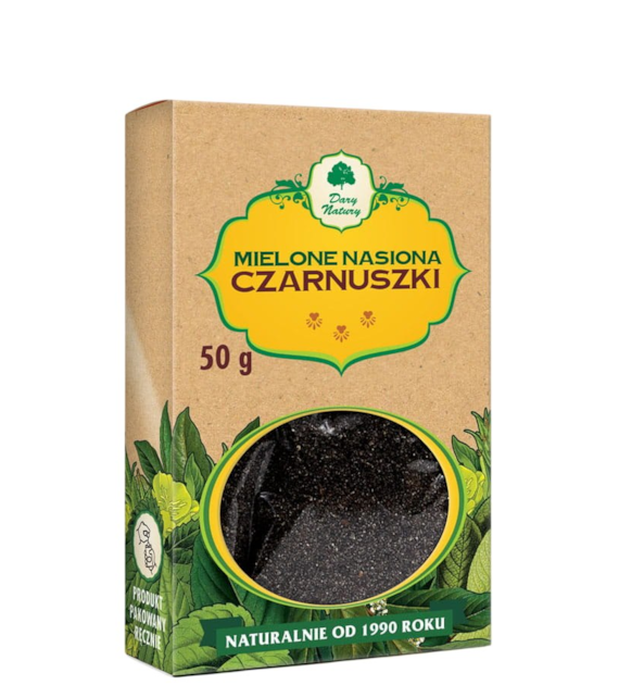 Czarnuszka MIELONA 50g DARY NATURY